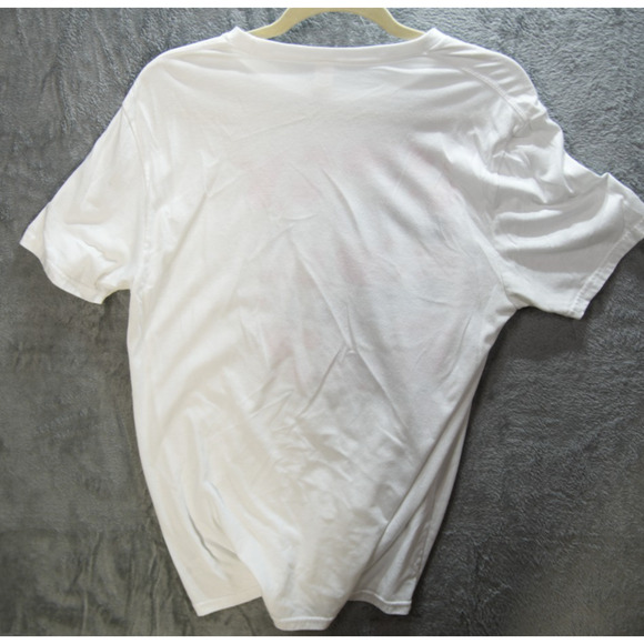 Allmade Eat Local Ride Bikes T-Shirt White L Swamp Rabbit Cafe Organic Cotton - Picture 6 of 6